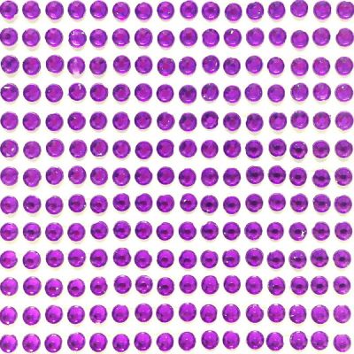 Wrapables 4mm Crystal Diamond Sticker Adhesive Rhinestone, 1000pcs (Purple) Image 1