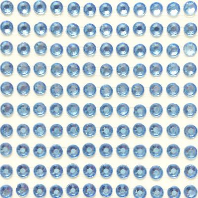 Wrapables 4mm Crystal Diamond Sticker Adhesive Rhinestone, 846pcs (Light Blue) Image 1