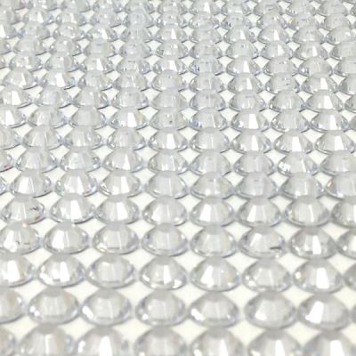 Wrapables 6mm Crystal Diamond Adhesive Rhinestones, 500 pieces / Silver Image 1