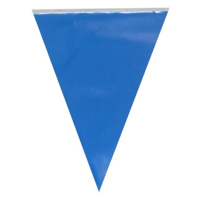 Wrapables Blue Triangle Pennant Banner Party Decorations Image 1