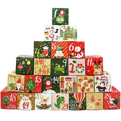 Wrapables Christmas Advent Calendar Countdown Gift Boxes Image 1
