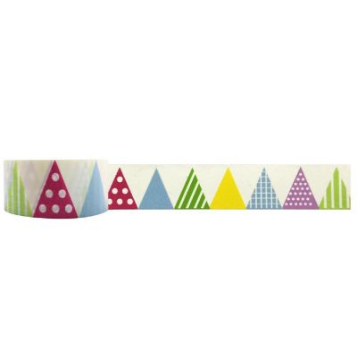 Wrapables Colorful Patterns Washi Masking Tape, Shaved Ice size Image 1