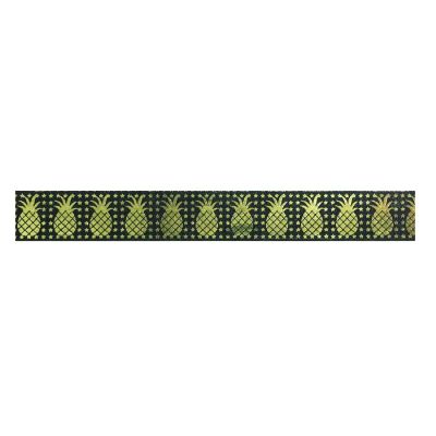Wrapables&#174; Colorful Washi Masking Tape, Golden Pineapples and Stars Image 1