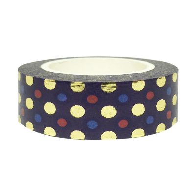 Wrapables&#174; Colorful Washi Masking Tape, Mystery Magic Dots Image 1