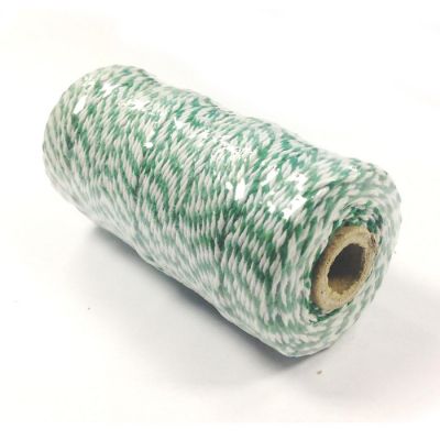 Wrapables Cotton Baker's Twine 12ply 110 Yard, for Gift Wrapping, Party Decor, and Arts and Crafts - Dark Green Image 1