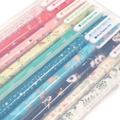 Wrapables Cute Novelty Gel Ink Pens, 0.5mm Fine Point (Set of 10), Whimsical Multicolor Ink Image 3