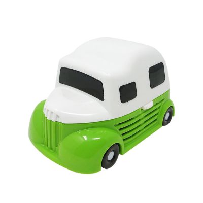 Wrapables Cute Portable Mini Vacuum Cleaner for Home and Office, Green Truck Image 1