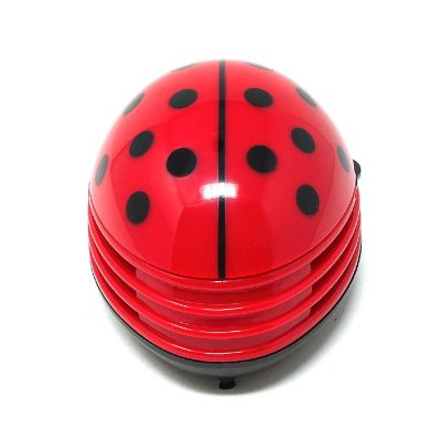 Wrapables Cute Portable Mini Vacuum Cleaner for Home and Office, Ladybug Image 2