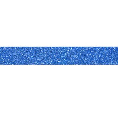 Wrapables Decorative Glitter Washi Masking Tape, Bright Blue Image 2