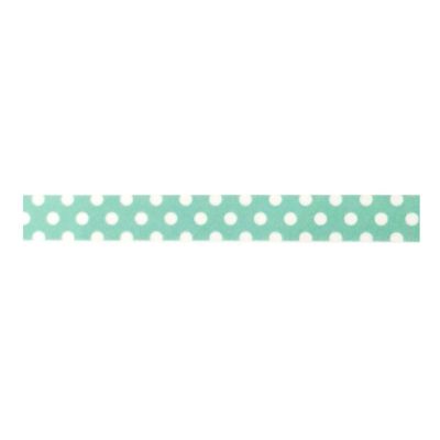 Wrapables Decorative Washi Masking Tape, Blue Green Dots Image 1