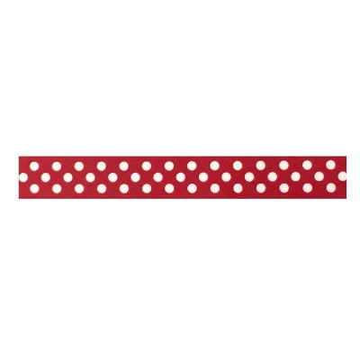 Wrapables Decorative Washi Masking Tape, Dark Red Dots Image 1