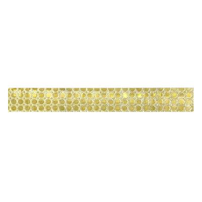 Wrapables Decorative Washi Masking Tape, Glitz Gold Dots Image 1