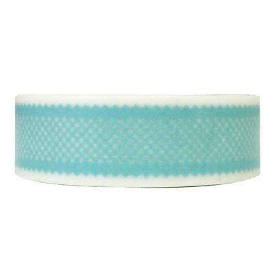 Wrapables Decorative Washi Masking Tape, Light Blue Ribbon Image 1