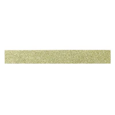Wrapables Decorative Washi Masking Tape, Light Gold Glitter Image 1