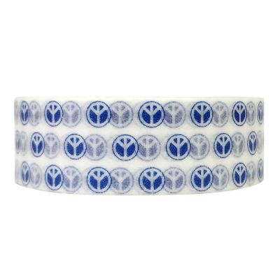 Wrapables Decorative Washi Masking Tape, Peace Royal Blue Image 1
