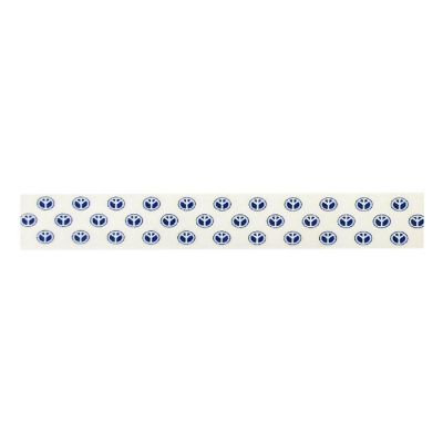 Wrapables Decorative Washi Masking Tape, Peace Royal Blue Image 1