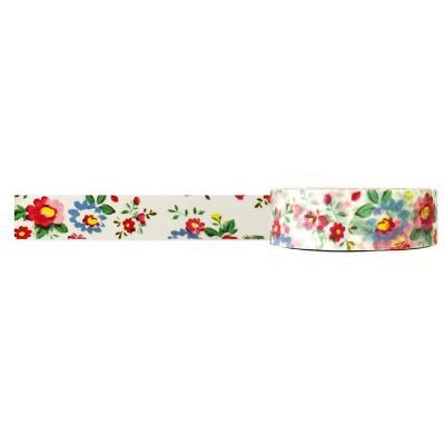 Wrapables Decorative Washi Masking Tape, Spring Bouquet Image 1