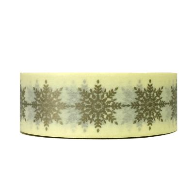Wrapables Decorative Washi Masking Tape, Starry Snowflake Image 1