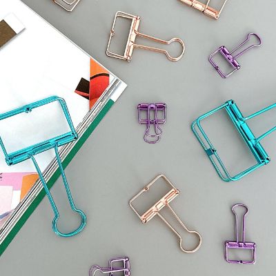Wrapables Hollow Binder Clips in Assorted Sizes (Set of 20) Image 2