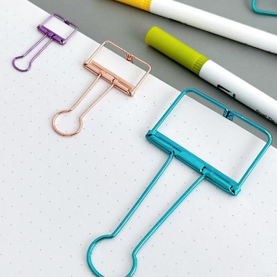 Wrapables Hollow Binder Clips in Assorted Sizes (Set of 20) Image 3