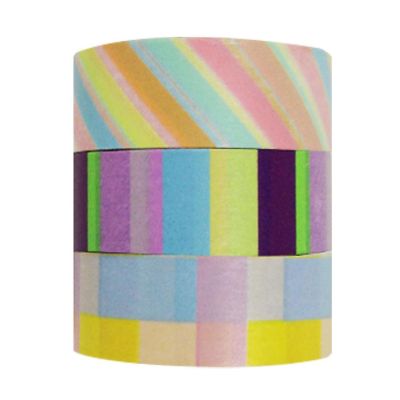 Wrapables Just For Fun 10M x 15mm Washi Masking Tape (set of 3) Image 1