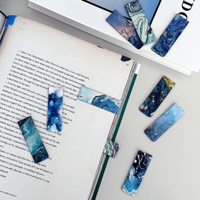 Wrapables Magnetic Bookmarks, Page Marker, Page Clips Reading Supplies (30 pcs), Ocean Image 3