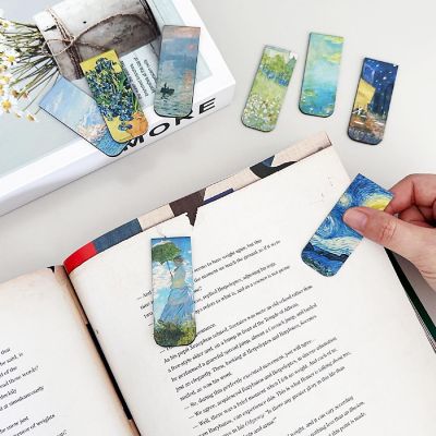 Wrapables Magnetic Bookmarks, Page Marker, Page Clips Reading Supplies (8 pcs), Artist Image 2