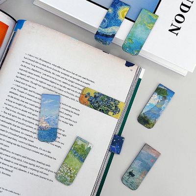 Wrapables Magnetic Bookmarks, Page Marker, Page Clips Reading Supplies (8 pcs), Artist Image 3