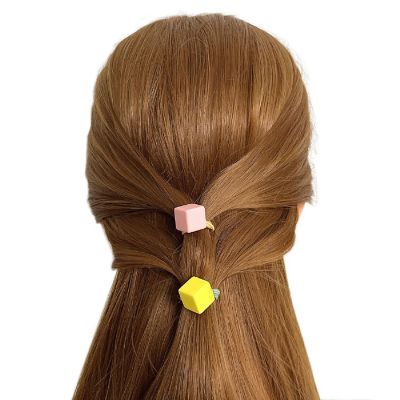 Wrapables Mini 3D Cube Hair Ties (Set of 10) Image 3