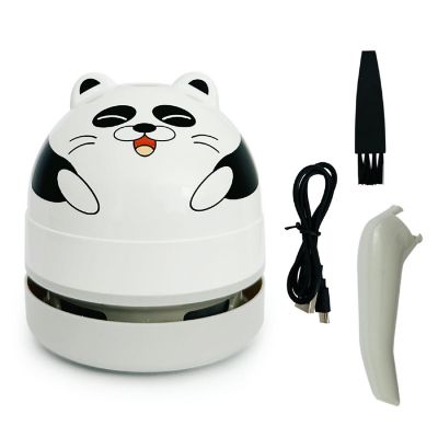 Wrapables Mini Portable USB Desktop Vacuum, Panda Image 1
