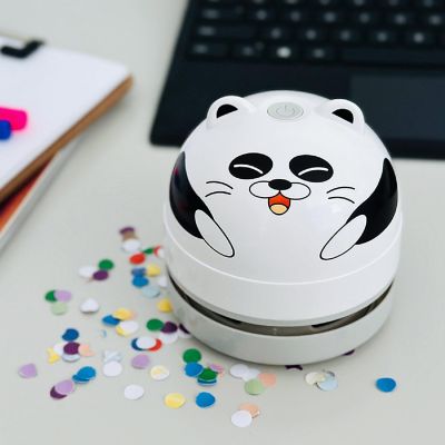 Wrapables Mini Portable USB Desktop Vacuum, Panda Image 2