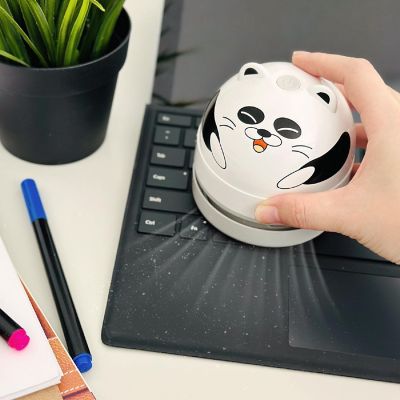 Wrapables Mini Portable USB Desktop Vacuum, Panda Image 3