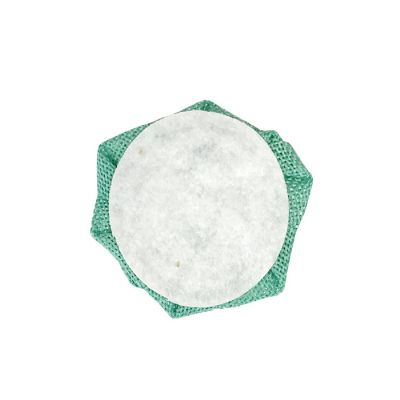 Wrapables Mint Burlap Rosette Rustic Embellishment 3 Inch Diameter (Set of 12) Image 1