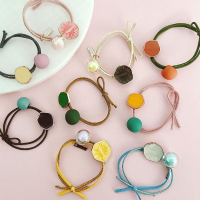 Wrapables Multicolor Beads & Baubles Hair Ties (Set of 9) Image 1