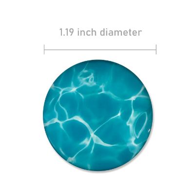 Wrapables Ocean Crystal Glass Magnets, Refrigerator Magnets (Set of 12) Image 1