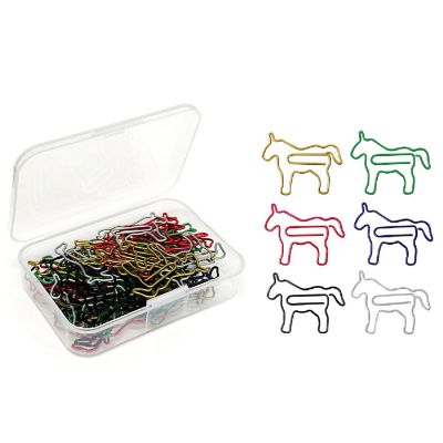 Wrapables Paper Clips (Set of 50), Horses Image 1