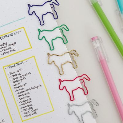Wrapables Paper Clips (Set of 50), Horses Image 2