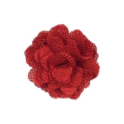 Wrapables Red Burlap Flower Embellishment Burlap Roses (20pcs) Image 1