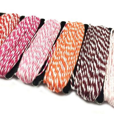 Wrapables Reds 4ply 60 Yards Cotton Baker's Twine (Set of 6 Colors x 10 Yards) Image 1