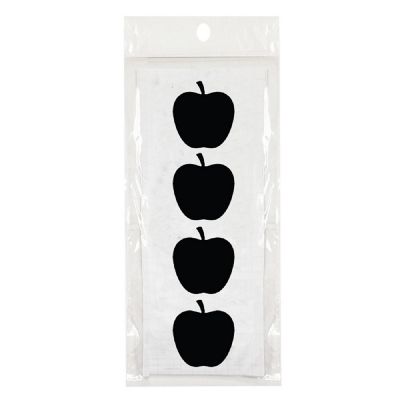 Wrapables Set of 32 Chalkboard Labels / Chalkboard Stickers, 1.6" x 1.5" Apple Image 1