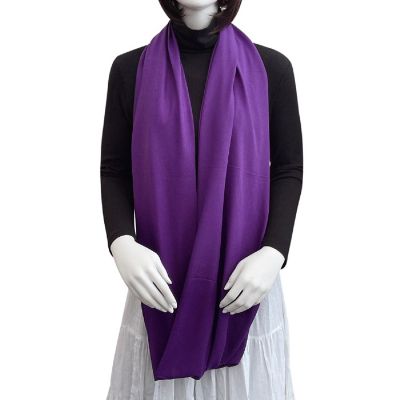 Wrapables Soft Jersey Knit Infinity Scarf, Purple Image 2