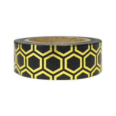 Wrapables Washi Tapes Decorative Masking Tapes, Beehive Image 1