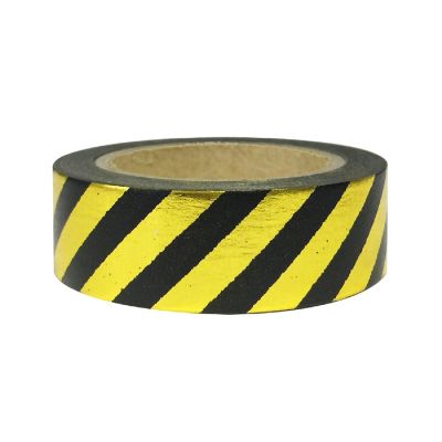 Wrapables Washi Tapes Decorative Masking Tapes, Gold and Bold Image 1