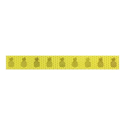 Wrapables Washi Tapes Decorative Masking Tapes, Pineapples Yellow Image 1