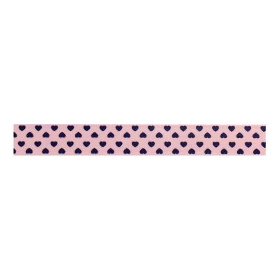 Wrapables Washi Tapes Decorative Masking Tapes, Purple and Pink Hearts Image 1