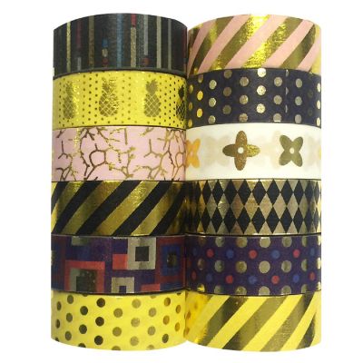 Wrapables Washi Tapes Decorative Masking Tapes, Set of 12, ADSET66 Image 1