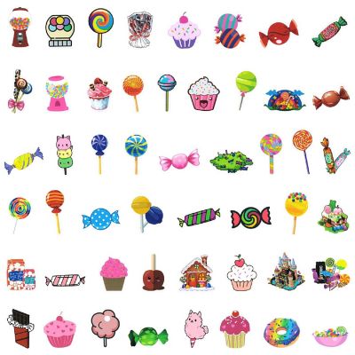 Wrapables Waterproof Vinyl Stickers for Water Bottles, Laptops, 100pcs, Birthday Treats Image 2