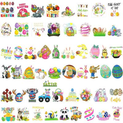 Wrapables Waterproof Vinyl Stickers for Water Bottles, Laptops, 100pcs, Easter Image 2