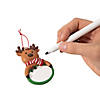 Write-A-Name Reindeer Ornaments - 12 Pc. Image 1