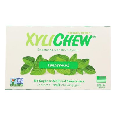 Xylichew Gum - Spearmint - Counter Display - 12 Pieces - 1 Case Image 1